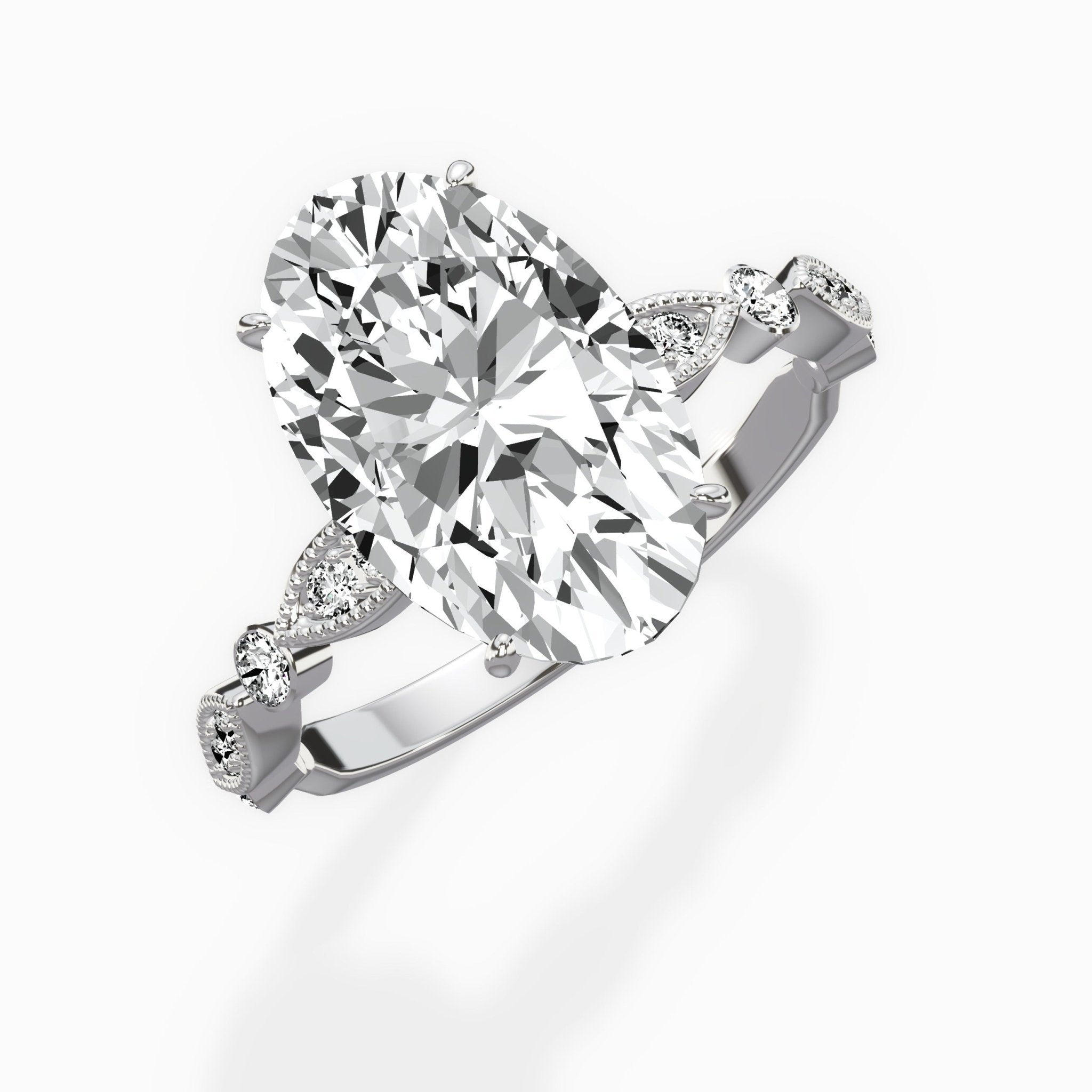 Timeless Vintage Style Engagement Ring - The Better Diamonds