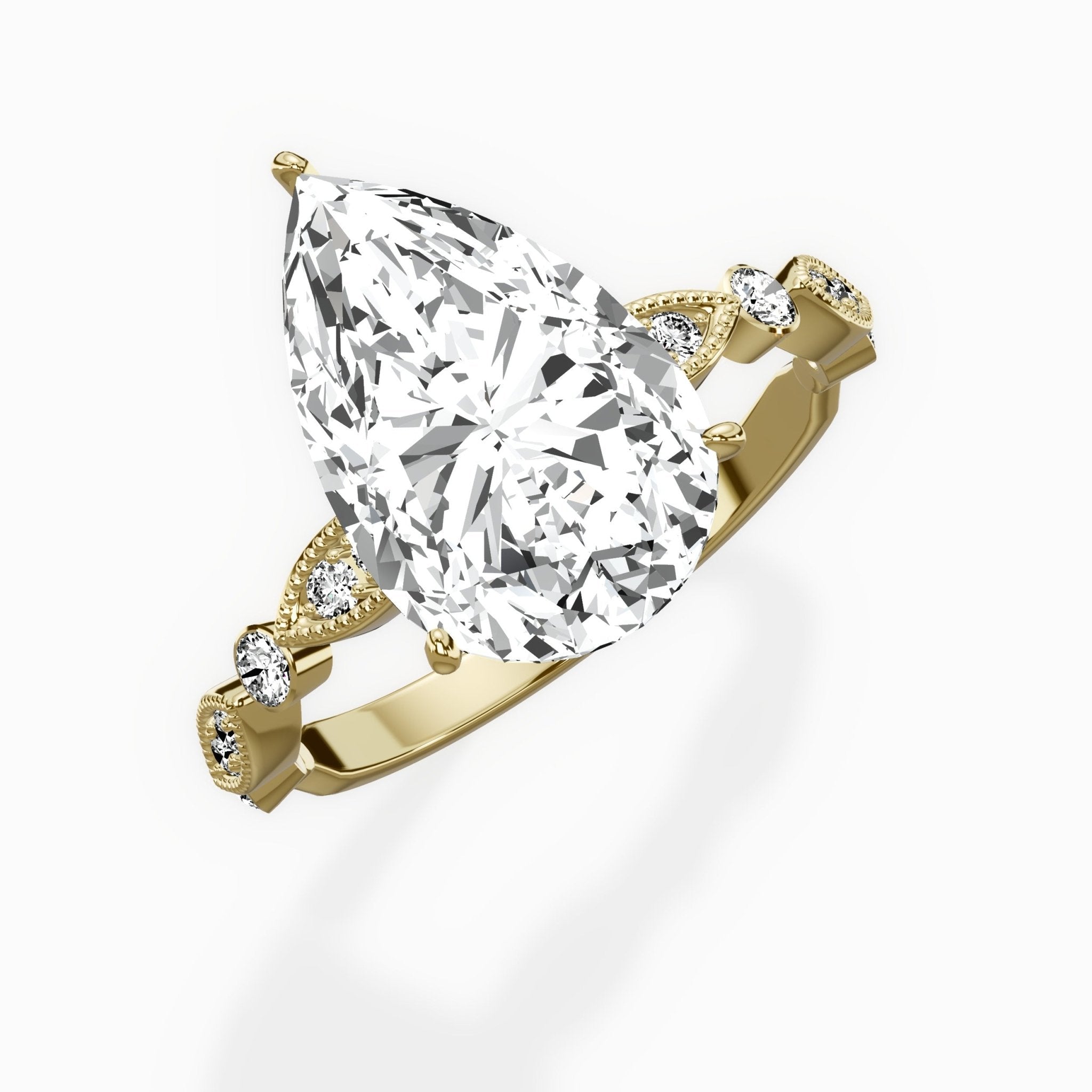 Timeless Vintage Style Engagement Ring - The Better Diamonds