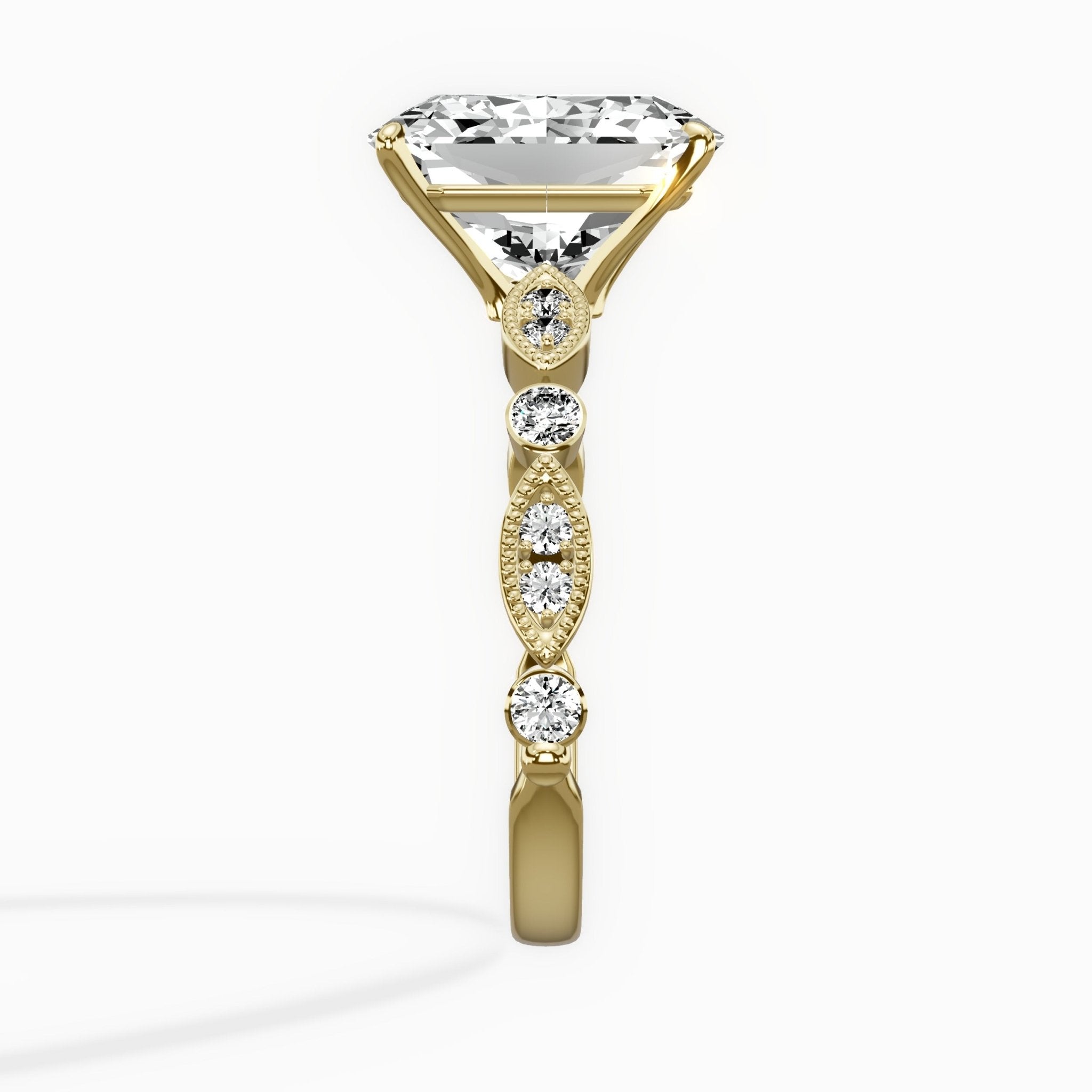 Timeless Vintage Style Engagement Ring - The Better Diamonds