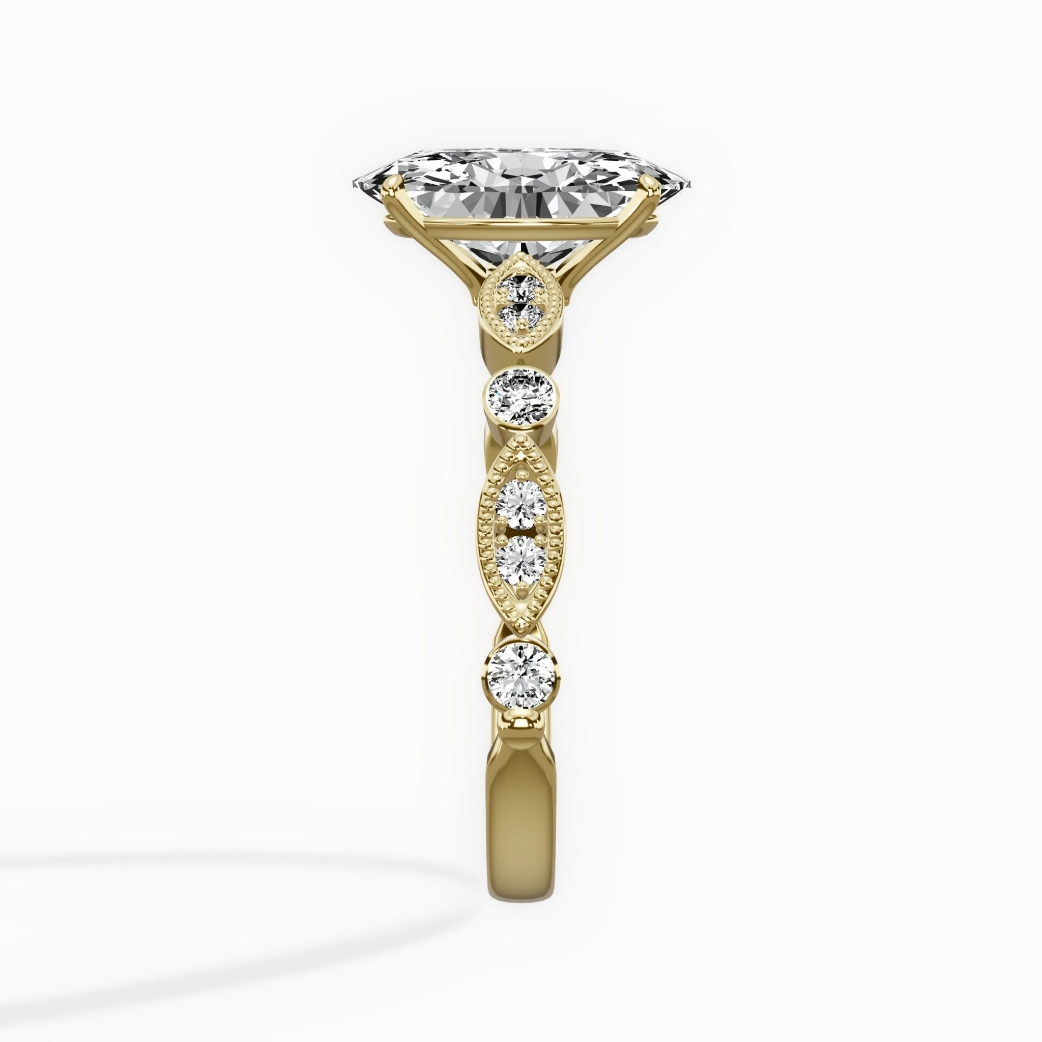 Timeless Vintage Style Engagement Ring - The Better Diamonds