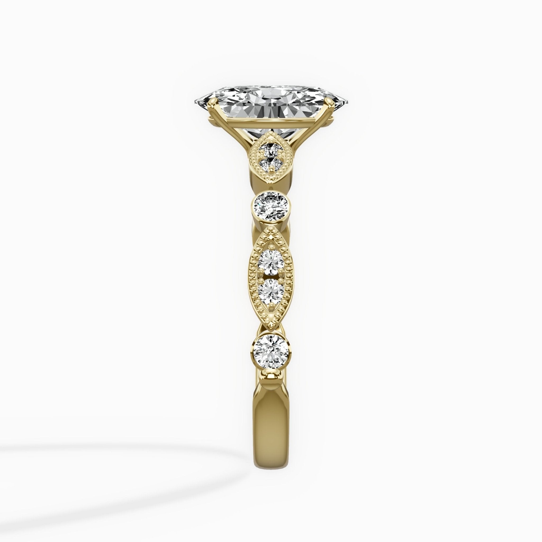 Timeless Vintage Style Engagement Ring - The Better Diamonds