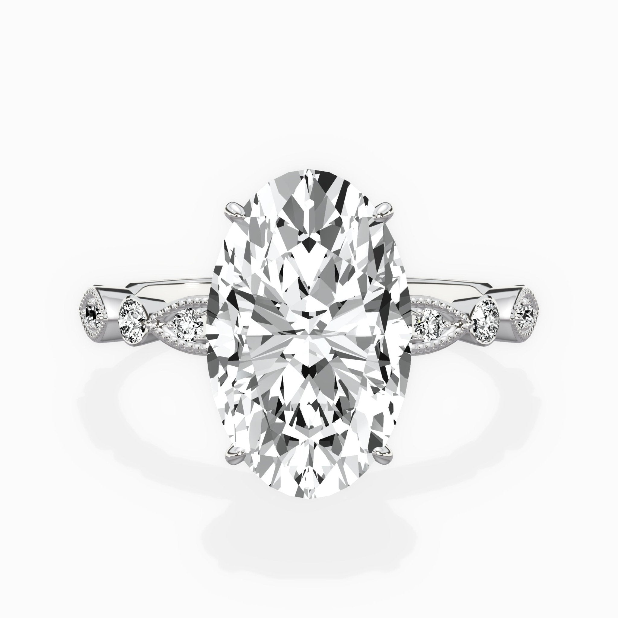 Timeless Vintage Style Engagement Ring - The Better Diamonds