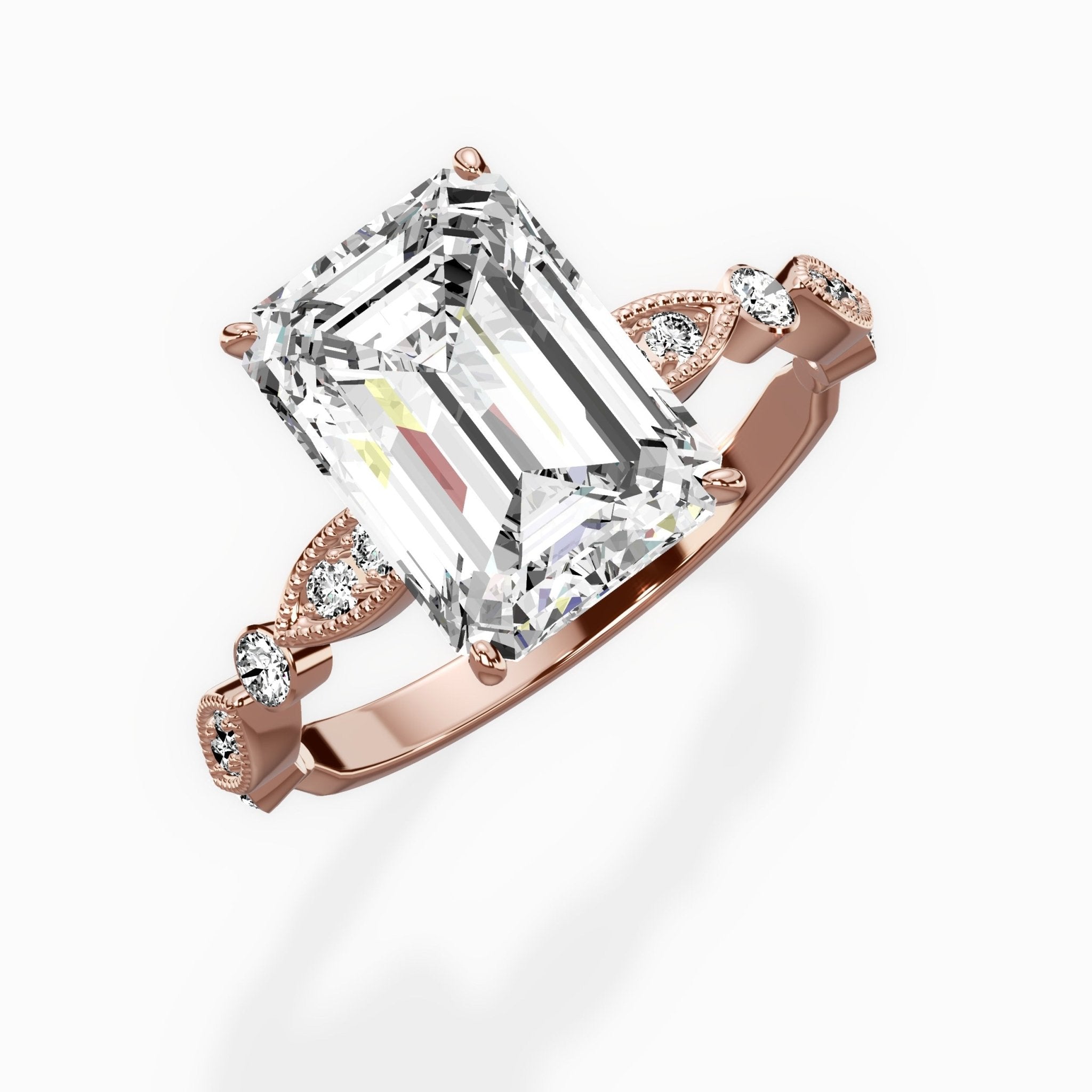 Timeless Vintage Style Engagement Ring - The Better Diamonds