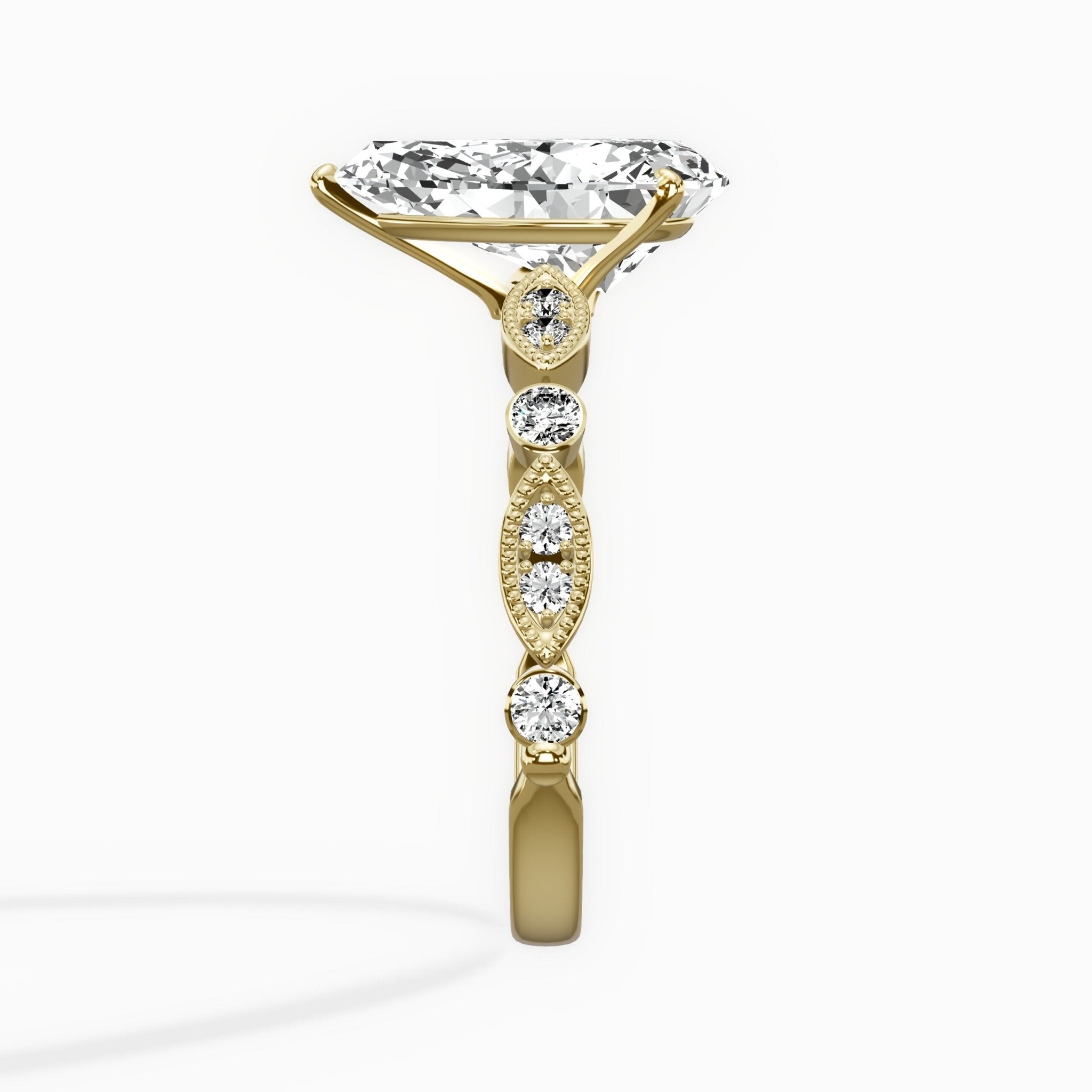 Timeless Vintage Style Engagement Ring - The Better Diamonds