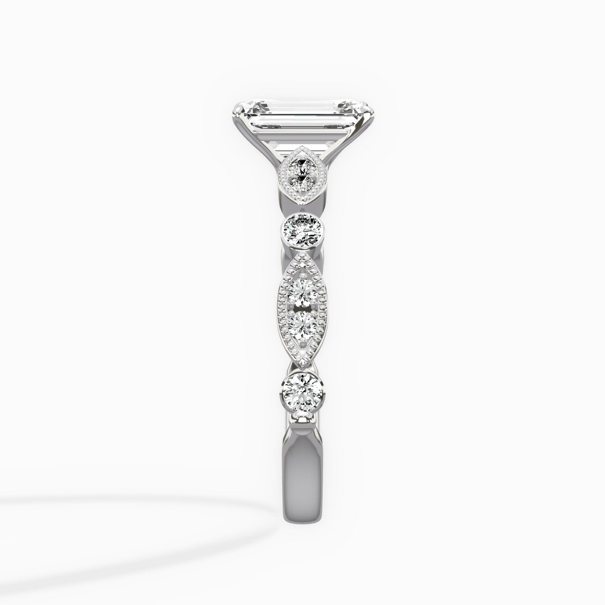 Timeless Vintage Style Engagement Ring - The Better Diamonds