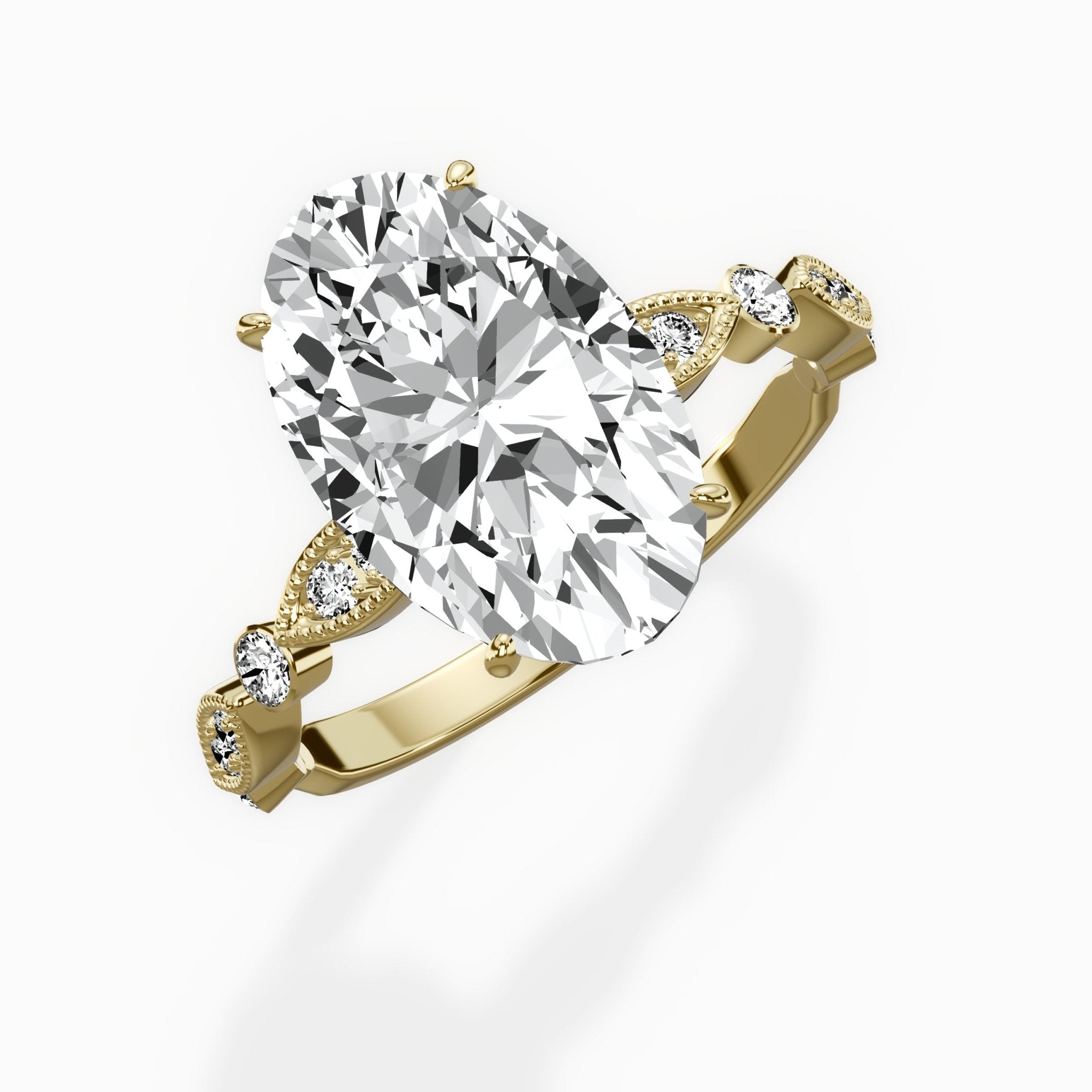 Timeless Vintage Style Engagement Ring - The Better Diamonds