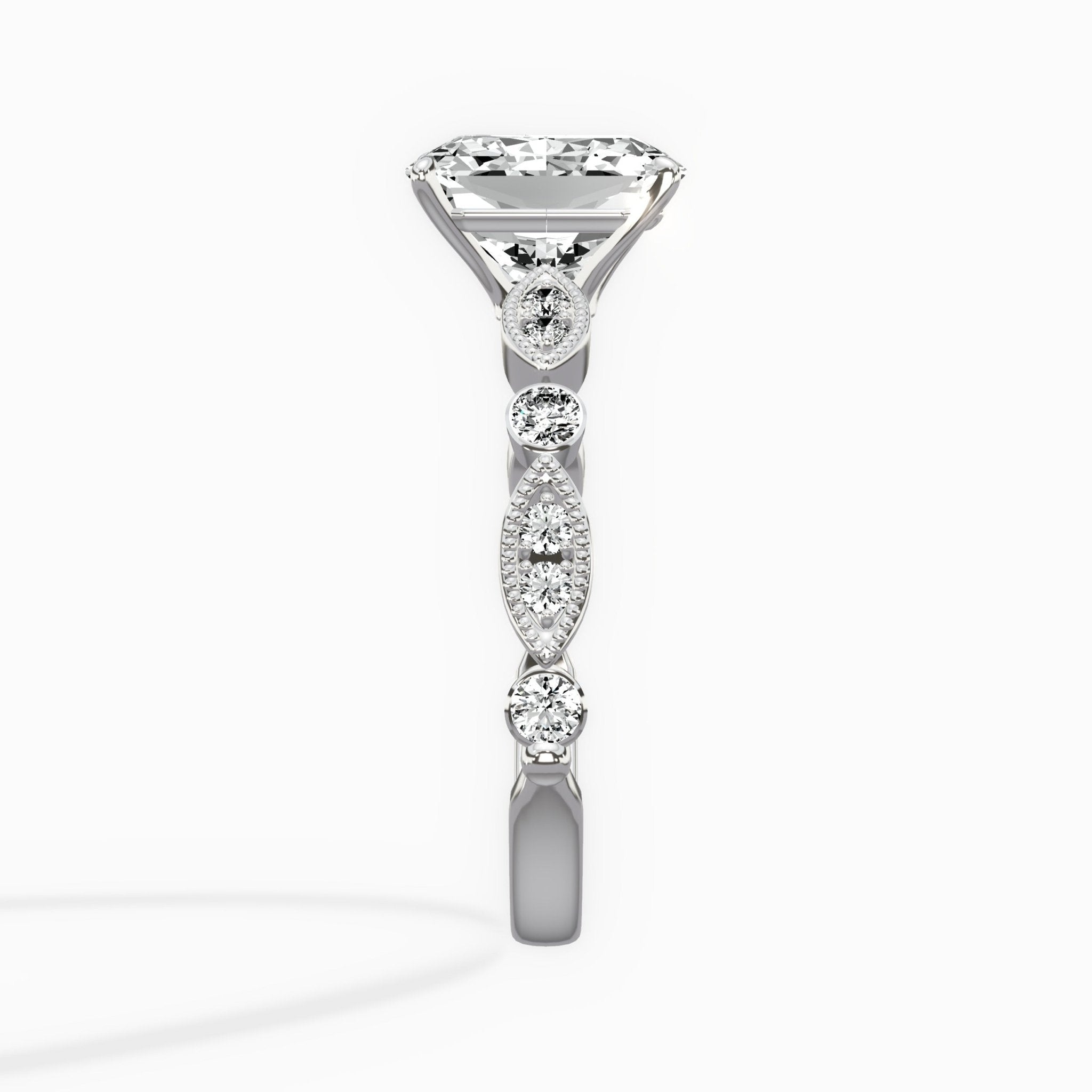 Timeless Vintage Style Engagement Ring - The Better Diamonds