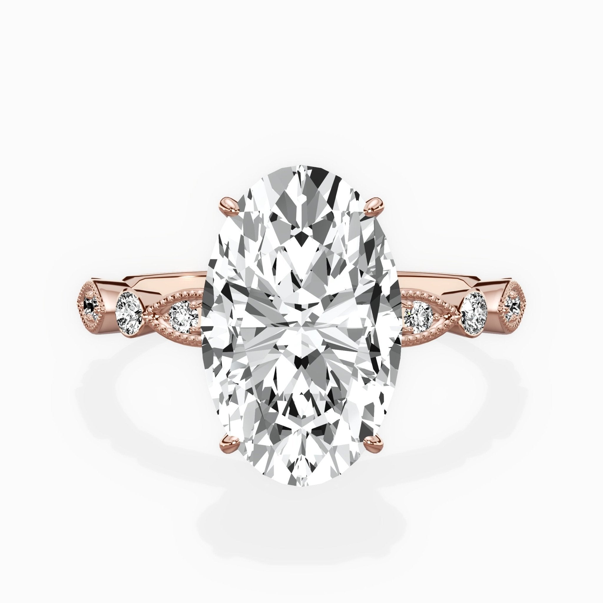 Timeless Vintage Style Engagement Ring - The Better Diamonds
