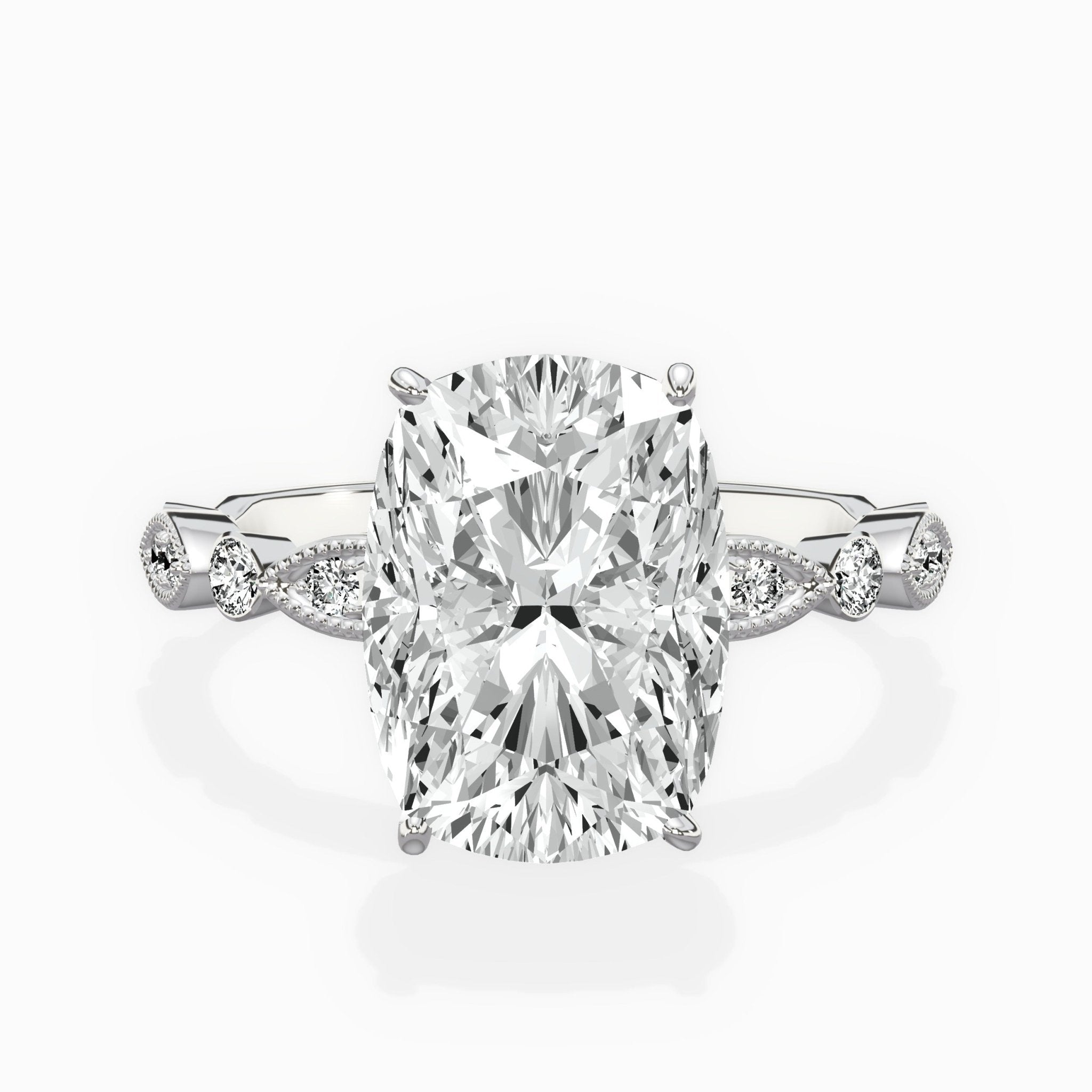 Timeless Vintage Style Engagement Ring - The Better Diamonds