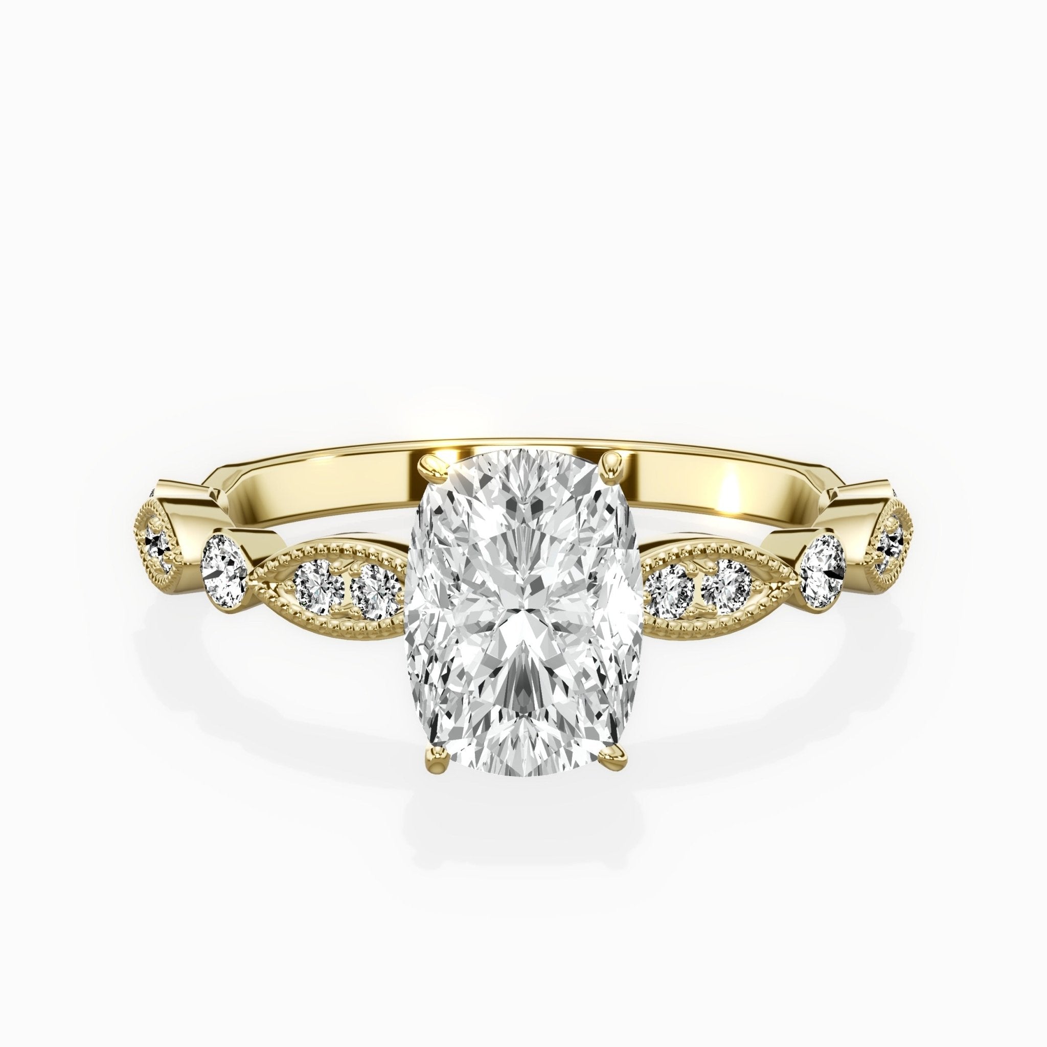 Timeless Vintage Style Engagement Ring - The Better Diamonds