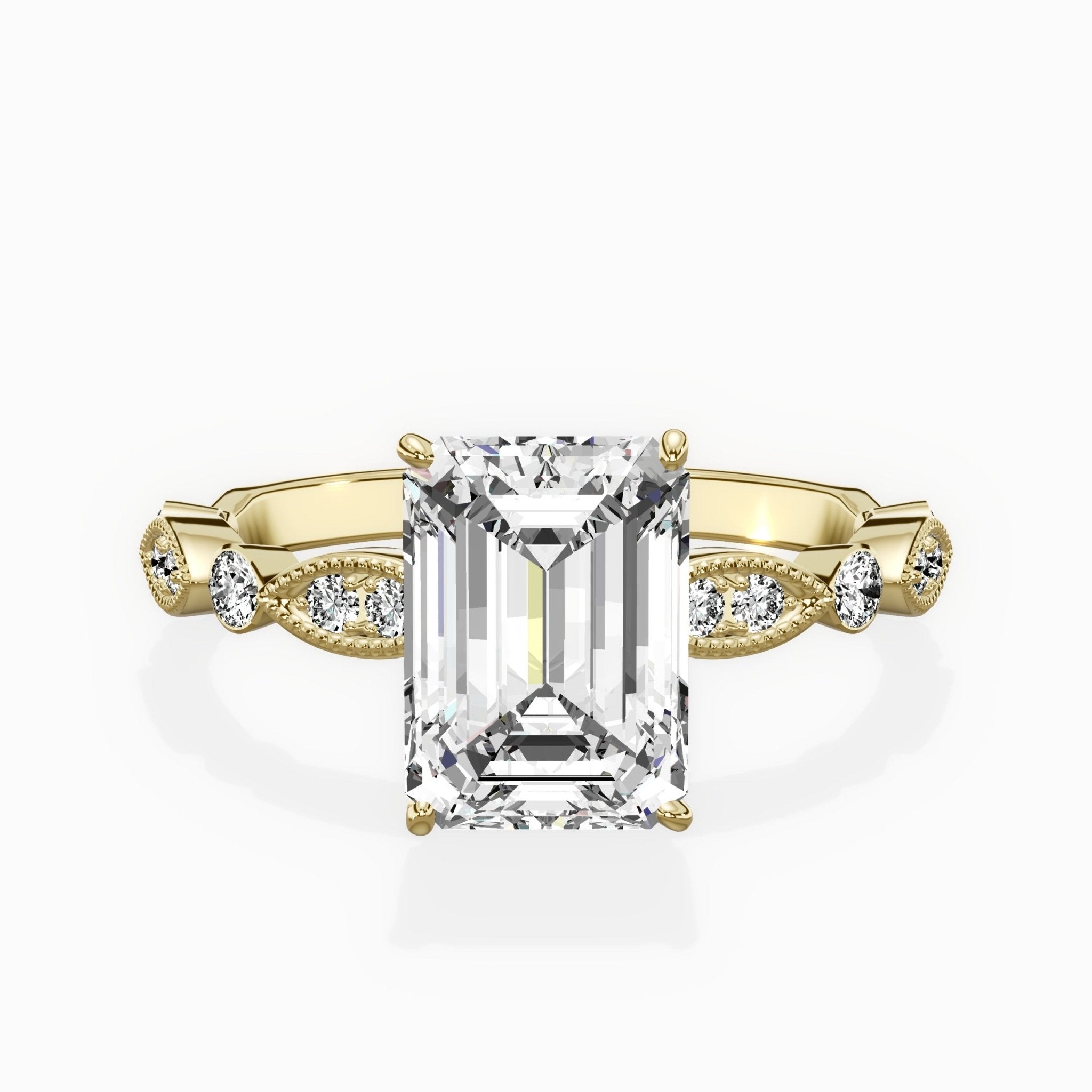 Timeless Vintage Style Engagement Ring - The Better Diamonds