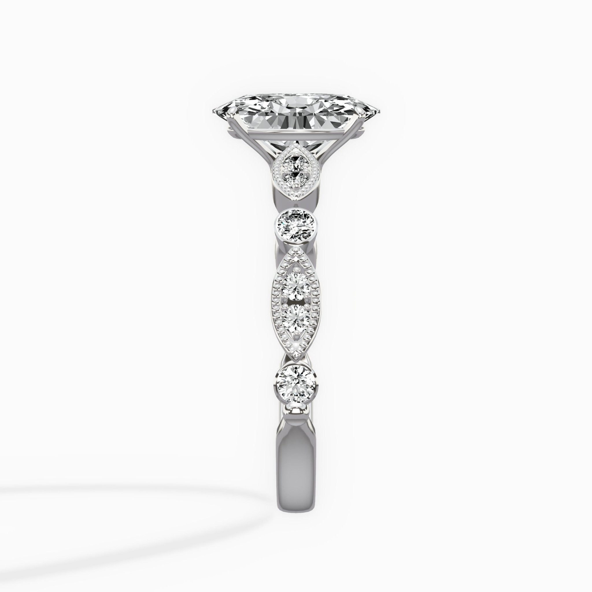 Timeless Vintage Style Engagement Ring - The Better Diamonds
