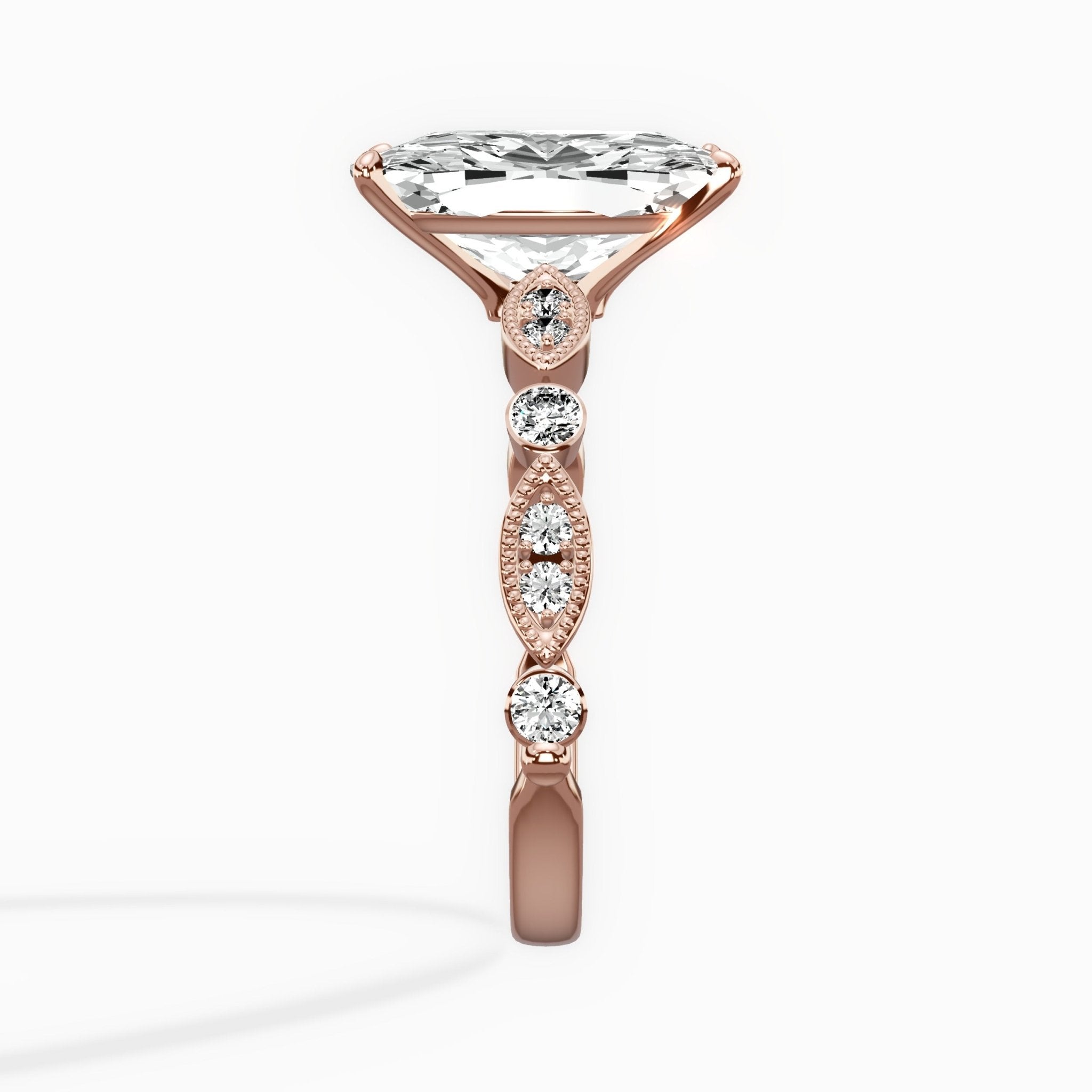 Timeless Vintage Style Engagement Ring - The Better Diamonds