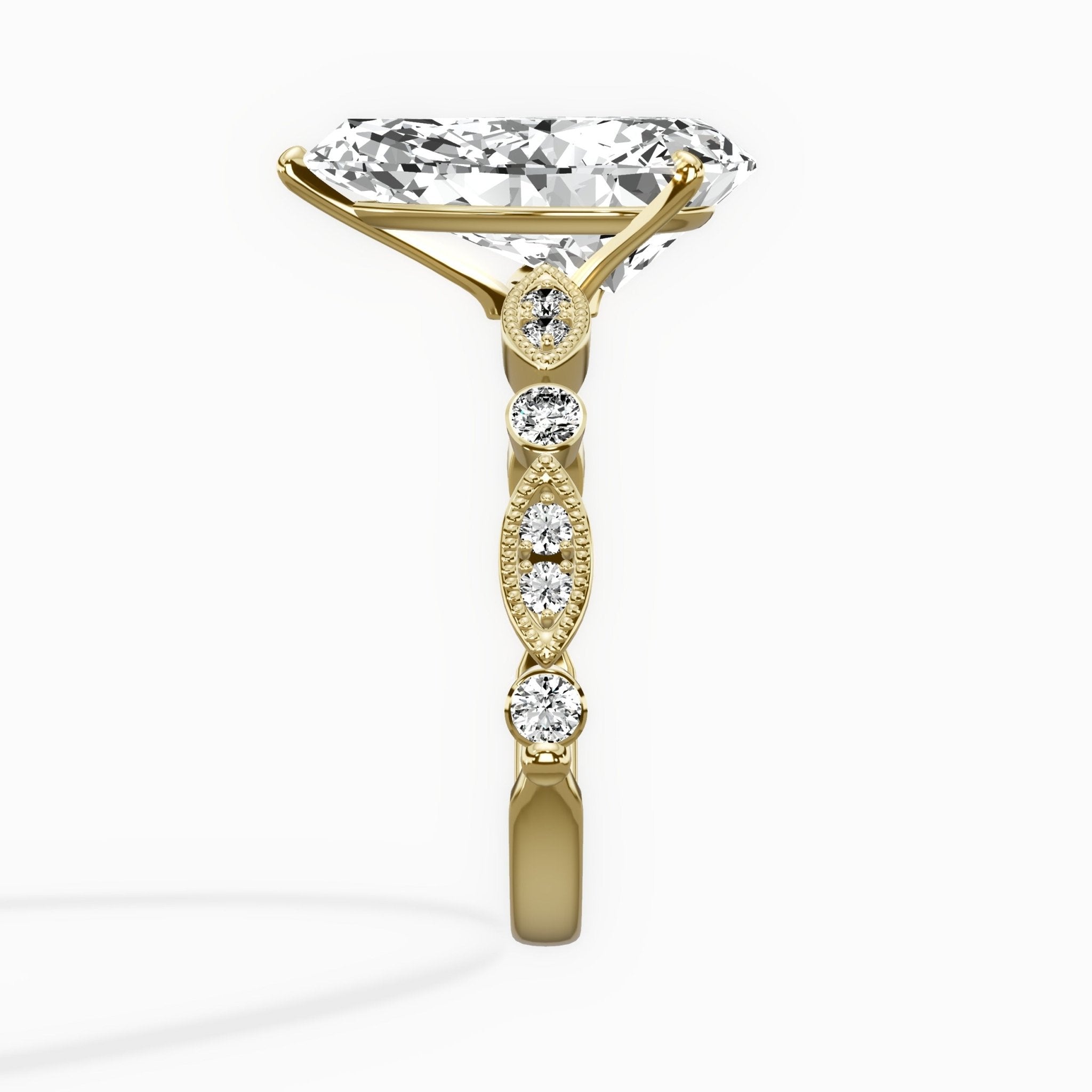 Timeless Vintage Style Engagement Ring - The Better Diamonds