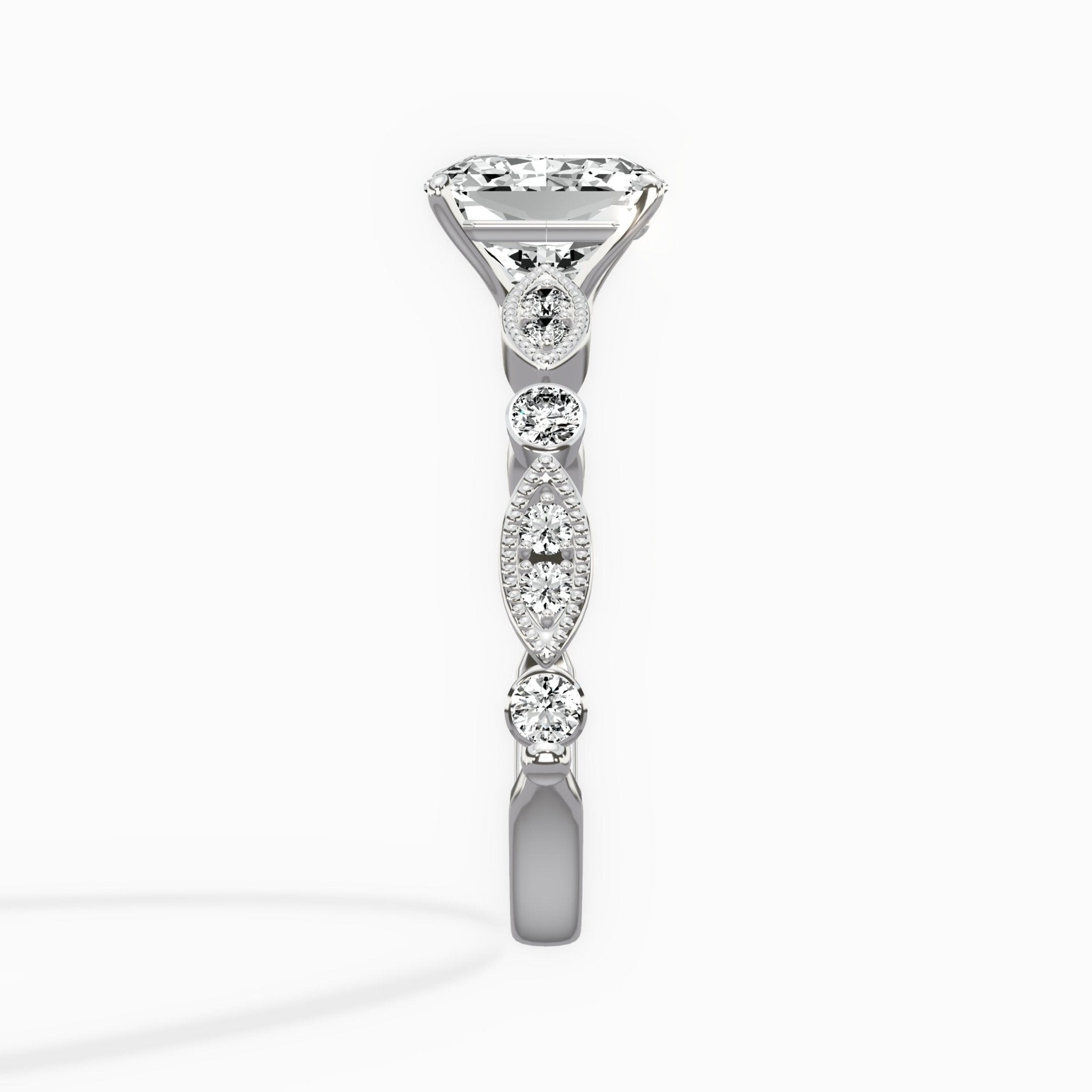 Timeless Vintage Style Engagement Ring - The Better Diamonds