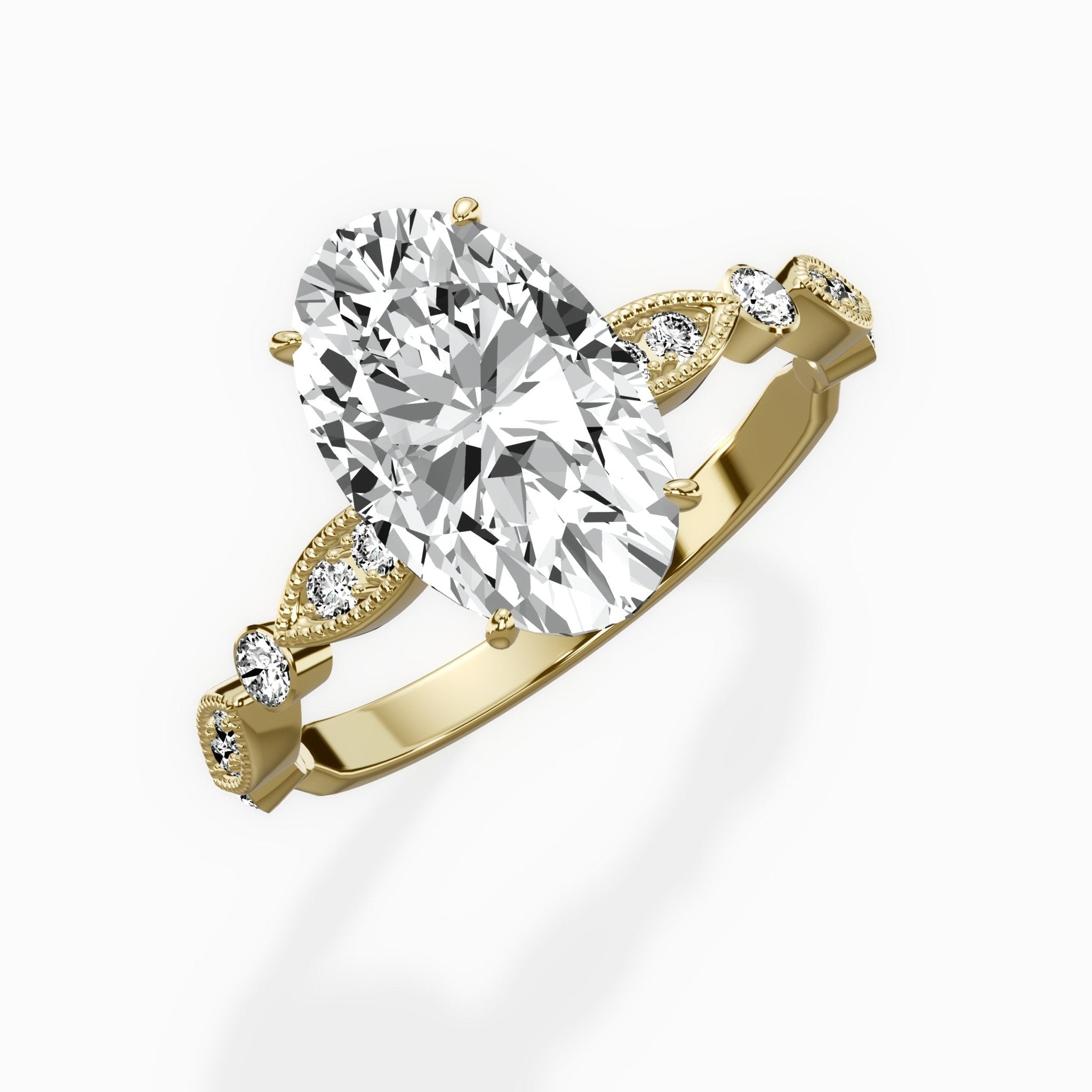 Timeless Vintage Style Engagement Ring - The Better Diamonds