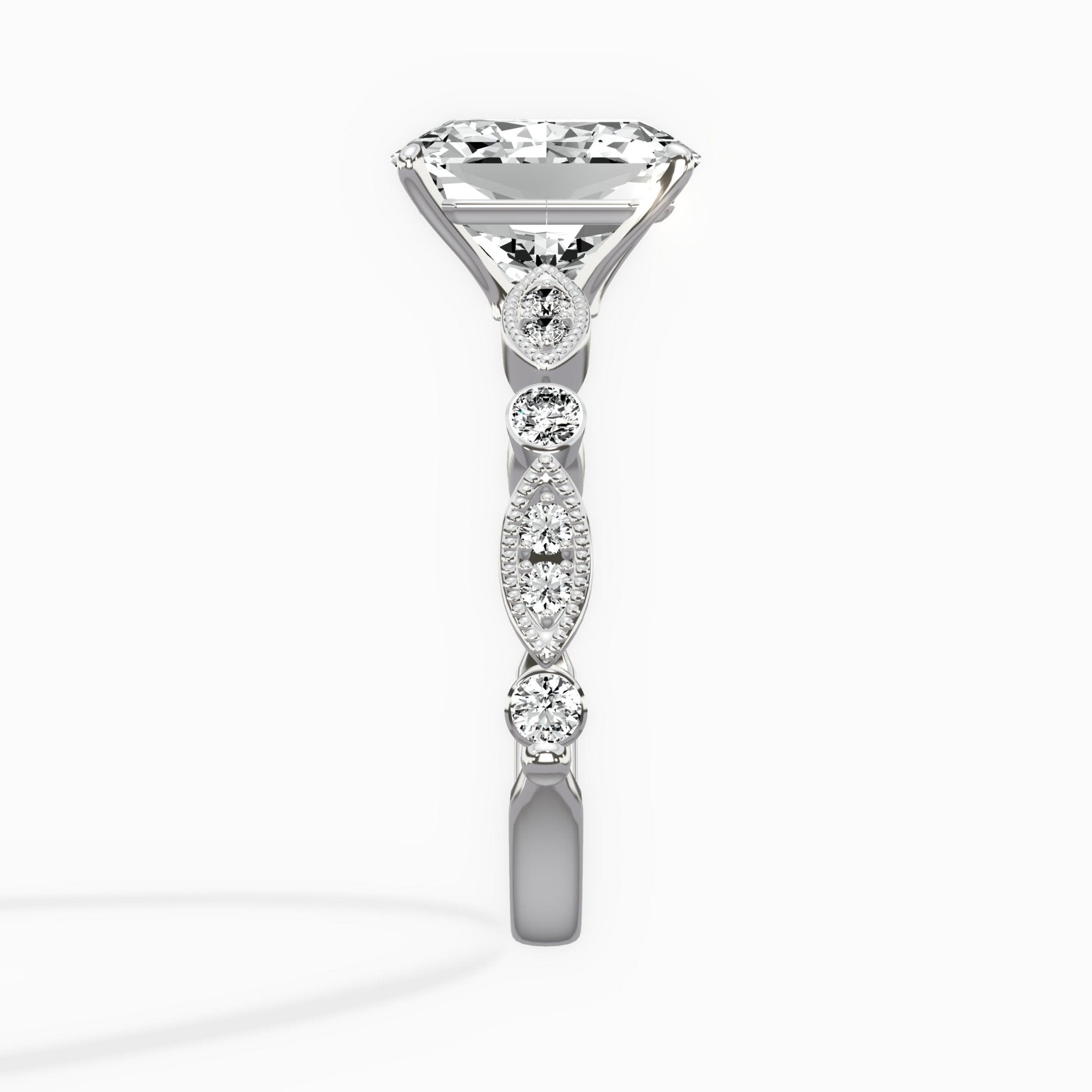 Timeless Vintage Style Engagement Ring - The Better Diamonds