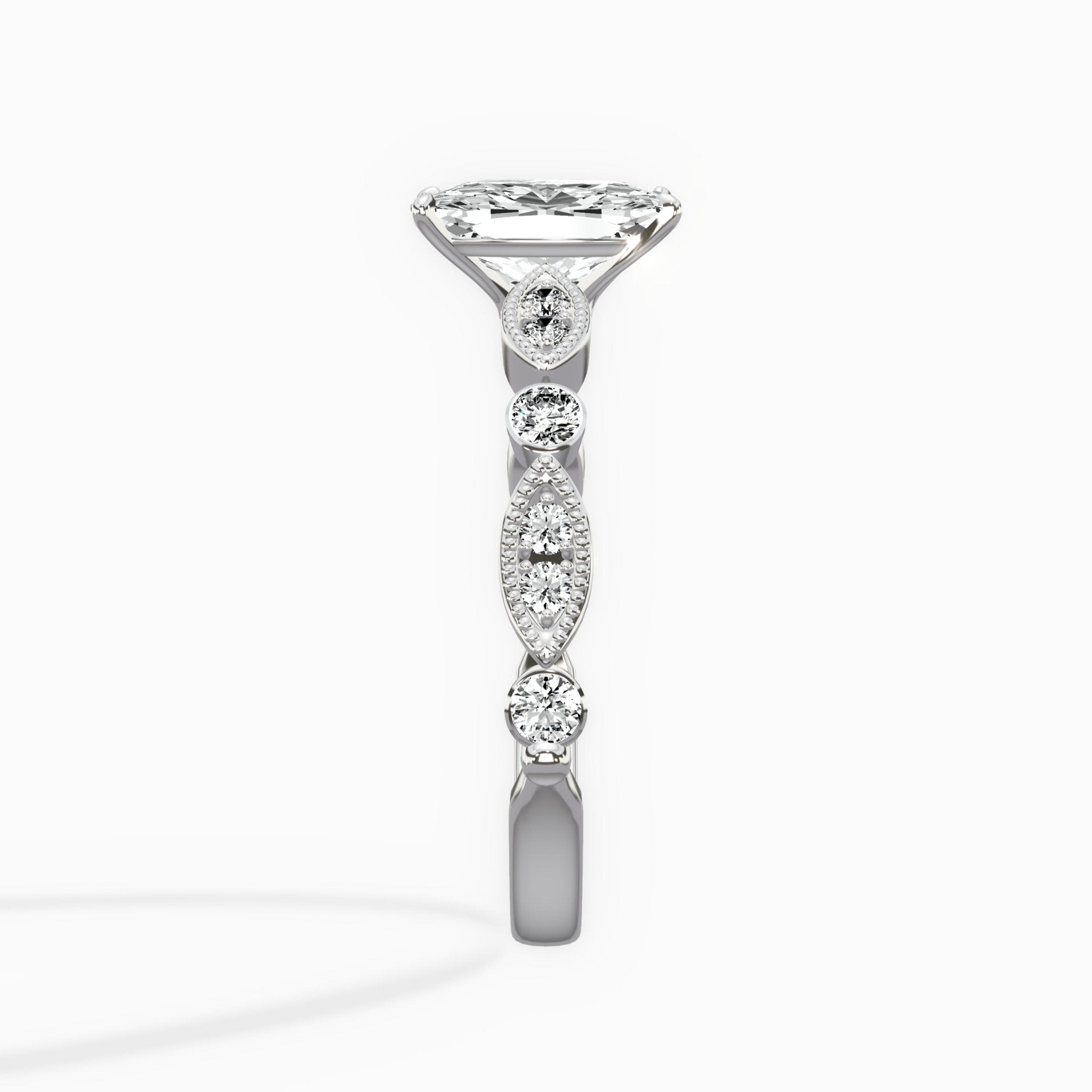 Timeless Vintage Style Engagement Ring - The Better Diamonds