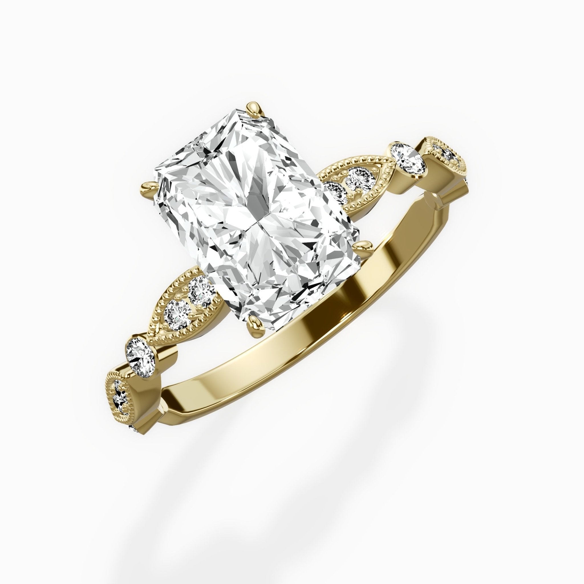 Timeless Vintage Style Engagement Ring - The Better Diamonds