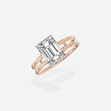 Parallel Bands Engagement Ring