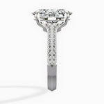 Two Petals Pave Vintage Engagement Ring - The Better Diamonds