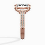 Two Petals Pave Vintage Engagement Ring - The Better Diamonds