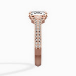 Two Petals Pave Vintage Engagement Ring - The Better Diamonds