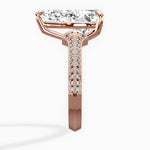 Two Petals Pave Vintage Engagement Ring - The Better Diamonds