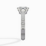 Two Petals Pave Vintage Engagement Ring - The Better Diamonds
