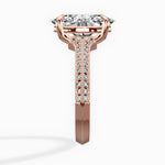 Two Petals Pave Vintage Engagement Ring - The Better Diamonds