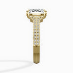 Two Petals Pave Vintage Engagement Ring - The Better Diamonds