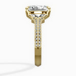 Two Petals Pave Vintage Engagement Ring - The Better Diamonds