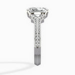 Two Petals Pave Vintage Engagement Ring - The Better Diamonds