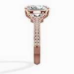 Two Petals Pave Vintage Engagement Ring - The Better Diamonds