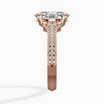 Two Petals Pave Vintage Engagement Ring - The Better Diamonds