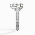 Two Petals Pave Vintage Engagement Ring - The Better Diamonds