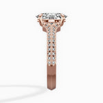 Two Petals Pave Vintage Engagement Ring - The Better Diamonds