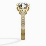 Two Petals Pave Vintage Engagement Ring - The Better Diamonds