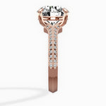 Two Petals Pave Vintage Engagement Ring - The Better Diamonds
