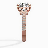 Two Petals Pave Vintage Engagement Ring - The Better Diamonds