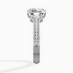 Two Petals Pave Vintage Engagement Ring - The Better Diamonds