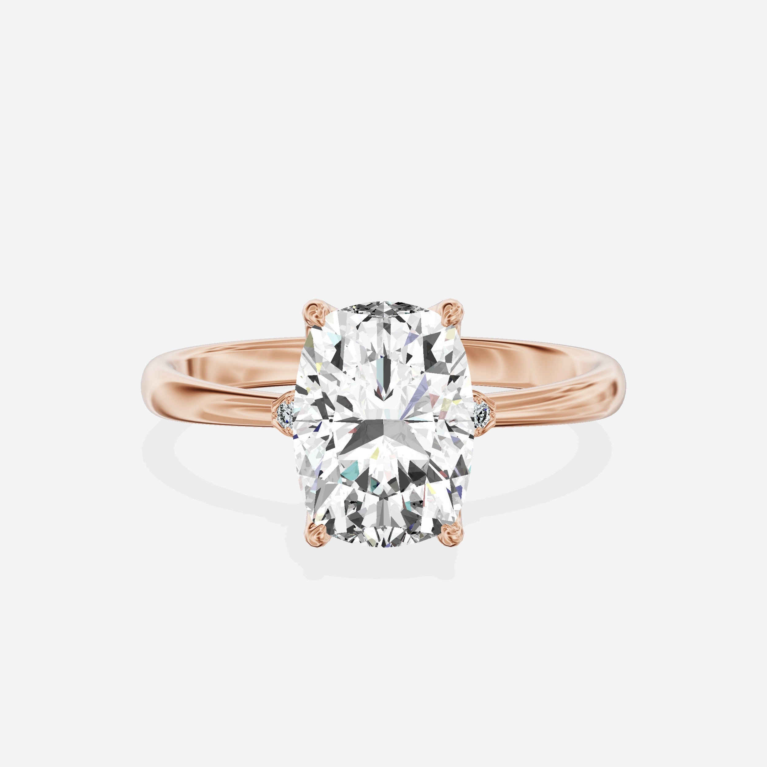 European Solitaire Engagement Ring