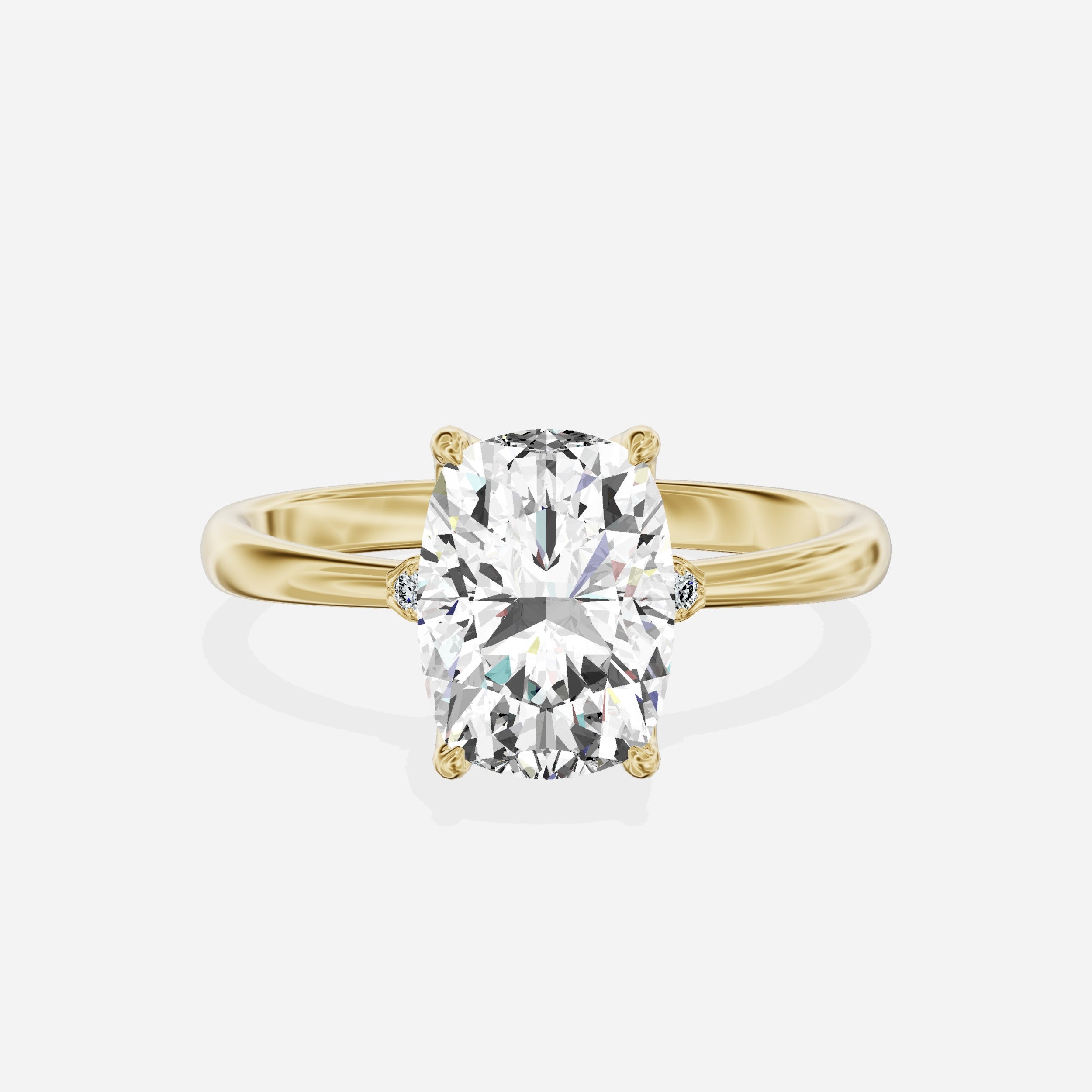 European Solitaire Engagement Ring