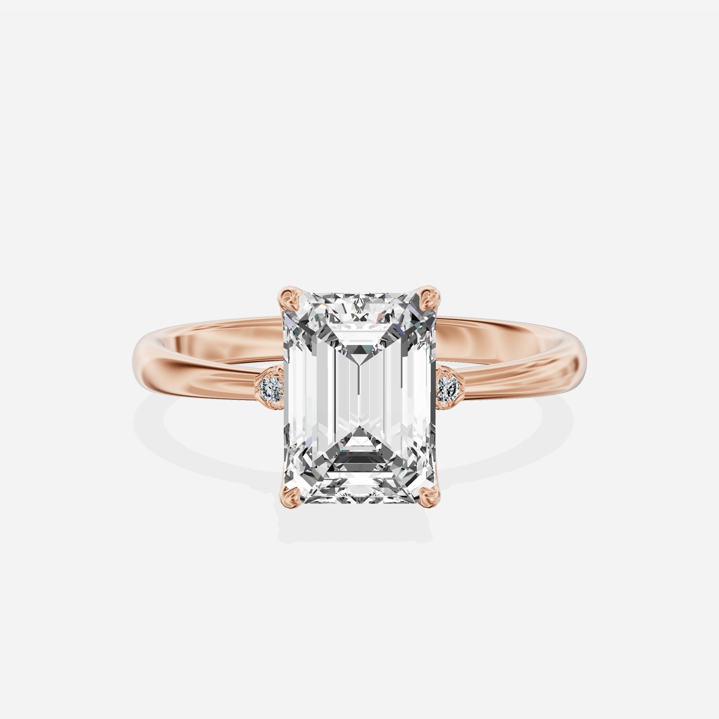 European Solitaire Engagement Ring