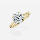 European Solitaire Engagement Ring