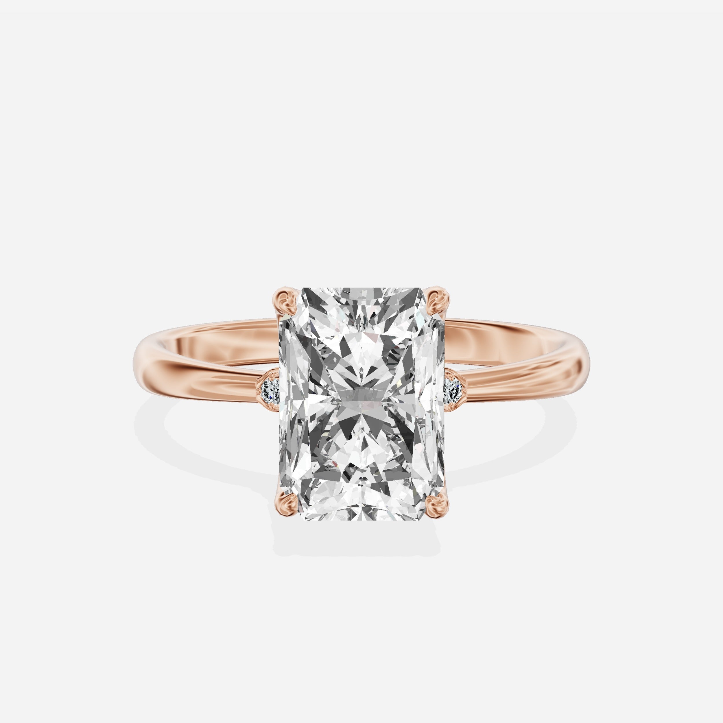 European Solitaire Engagement Ring