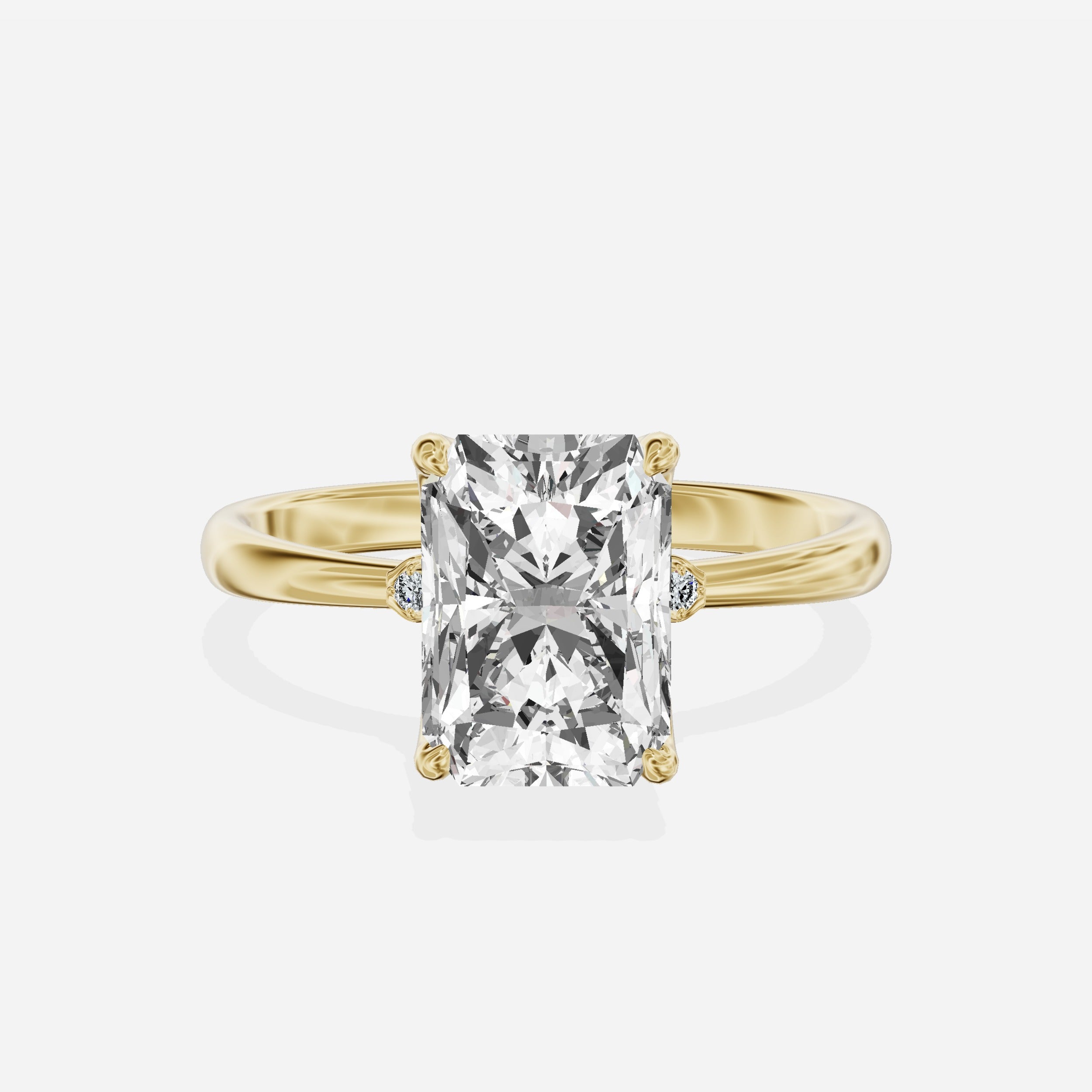 European Solitaire Engagement Ring