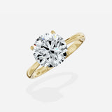 European Solitaire Engagement Ring