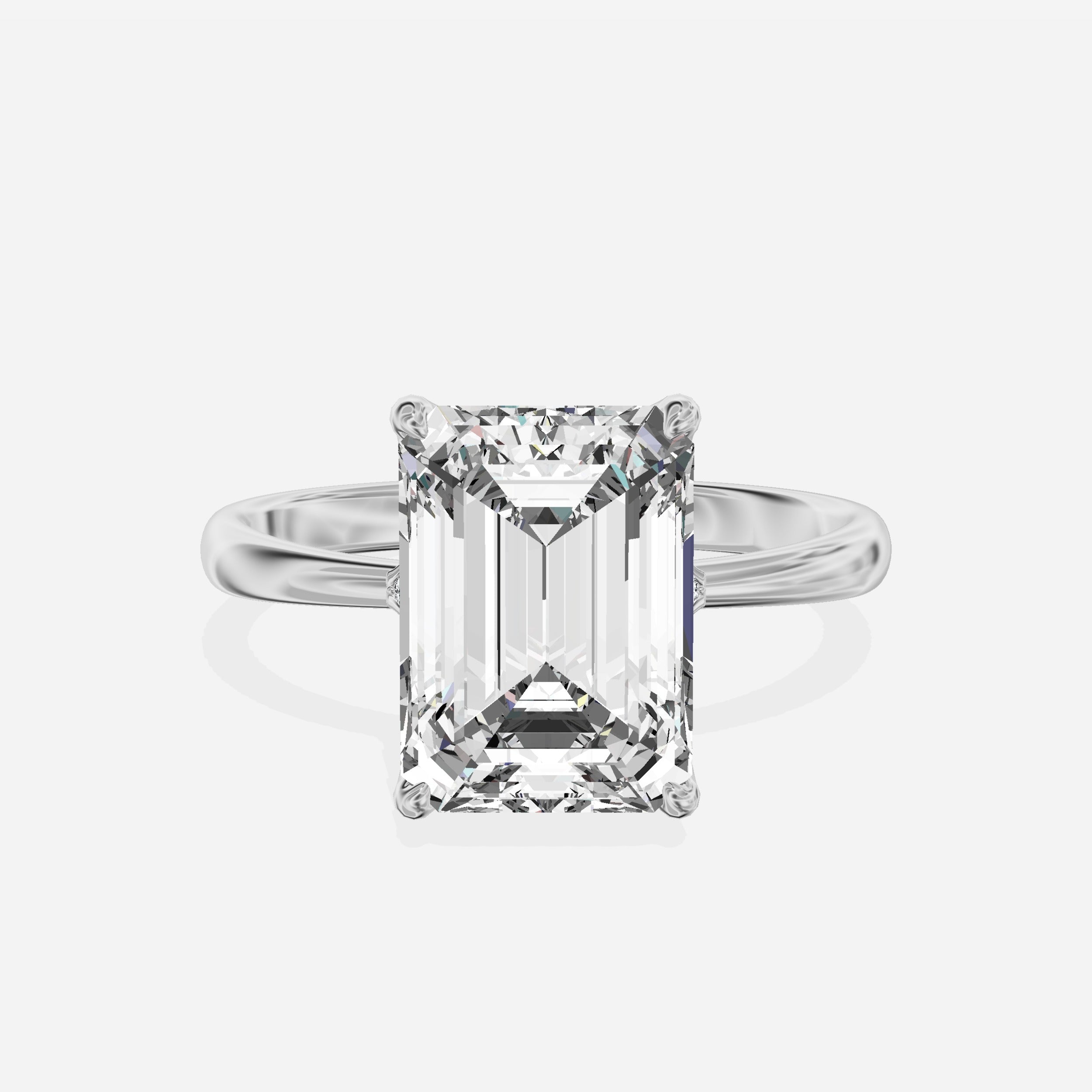 European Solitaire Engagement Ring