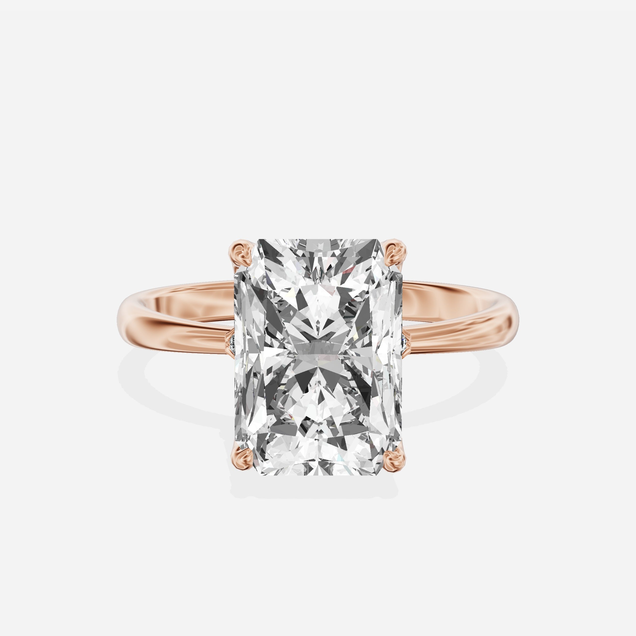 European Solitaire Engagement Ring